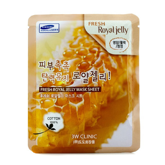 3W CLINIC Fresh Royal Jelly Mask Sheet