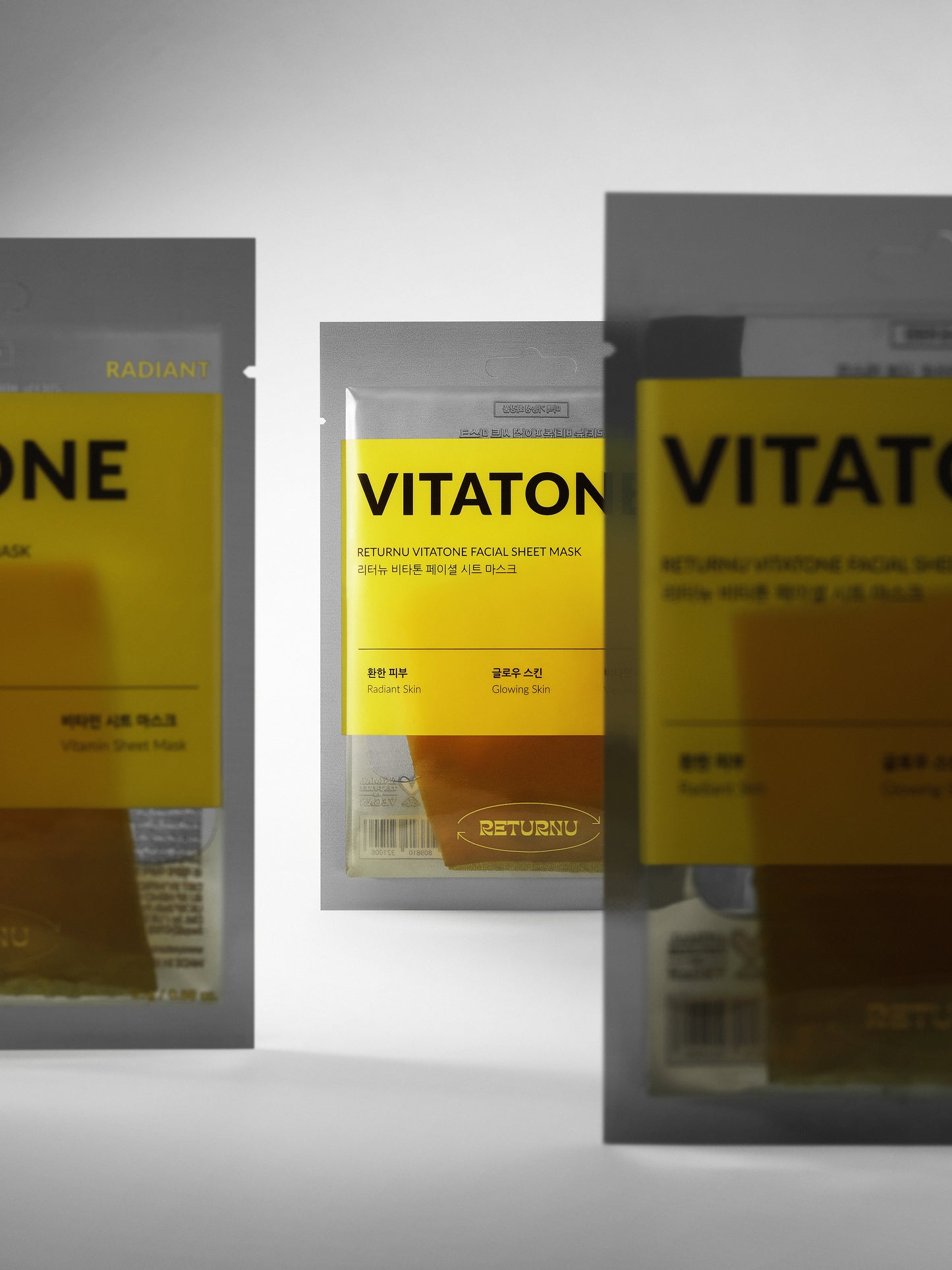 RETURNU Vitatone Facial Sheet Mask 1Box (5 sheets)