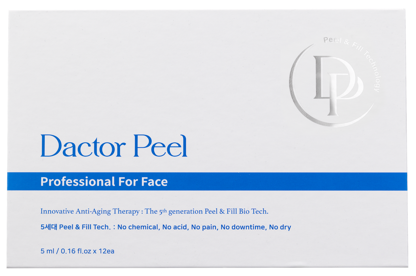 DACTOR PEEL Professional for Face - 12 vials