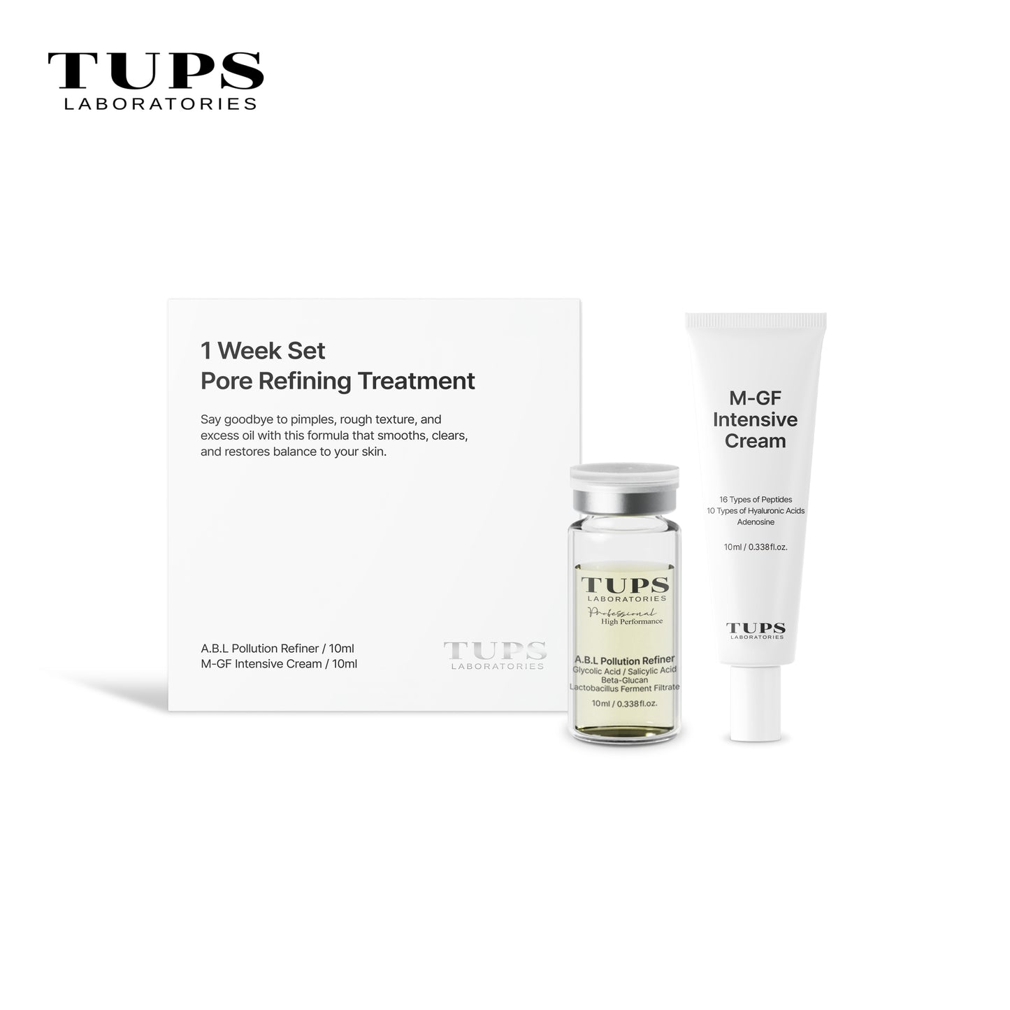 TUPS Treatment 1-Week Set  (Four different types)