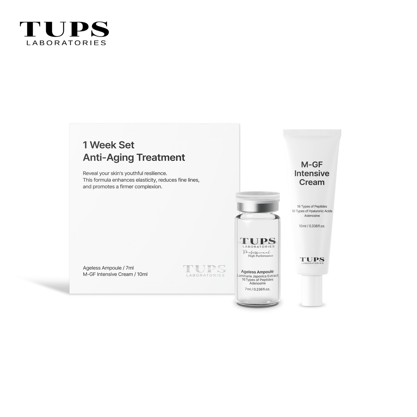 TUPS Treatment 1-Week Set  (Four different types)